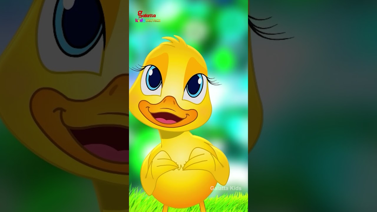 F&uuml;nf kleine Enten - Five Little Ducks | German Rhymes for Children | Galatta Kids | Deutsch Shorts