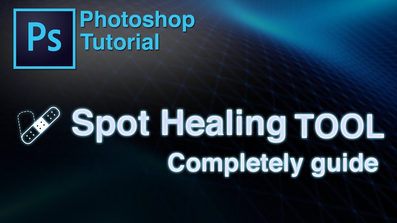 Spot Healing Brush tool by school of creation