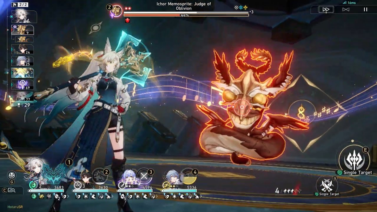 Feixiao Dan Heng PT Robin Sunday zero cycle Ichor Memory of Chaos 3.6