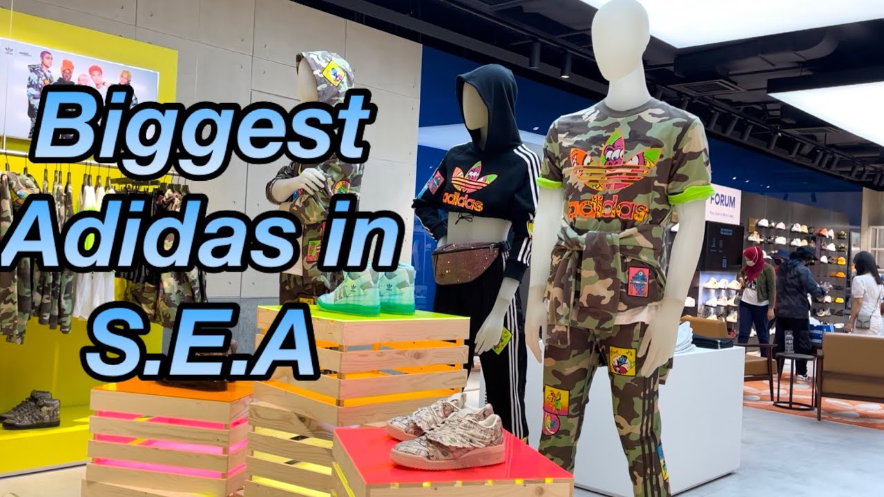 Check out the Biggest Adidas Store in South East Asia in Sunway Pyramid