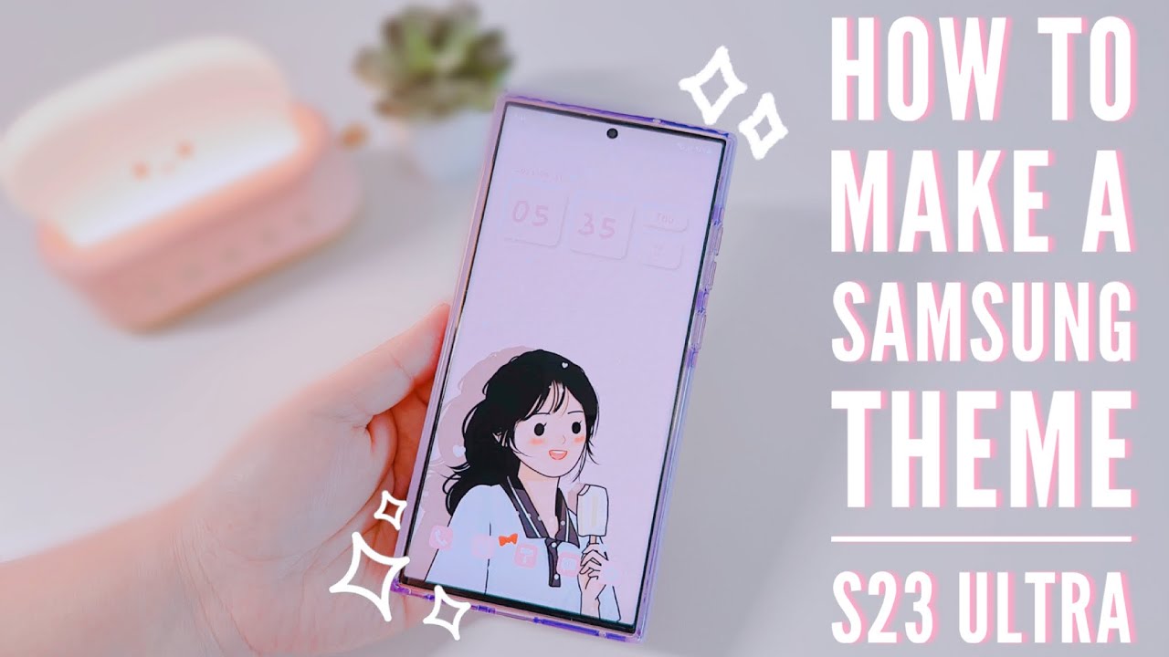 HOW TO MAKE OWN THEME ON SAMSUNG PHONES ┃samsung s23 ultra┃