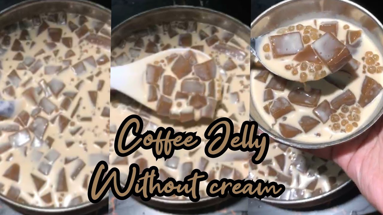 Coffee Jelly without cream