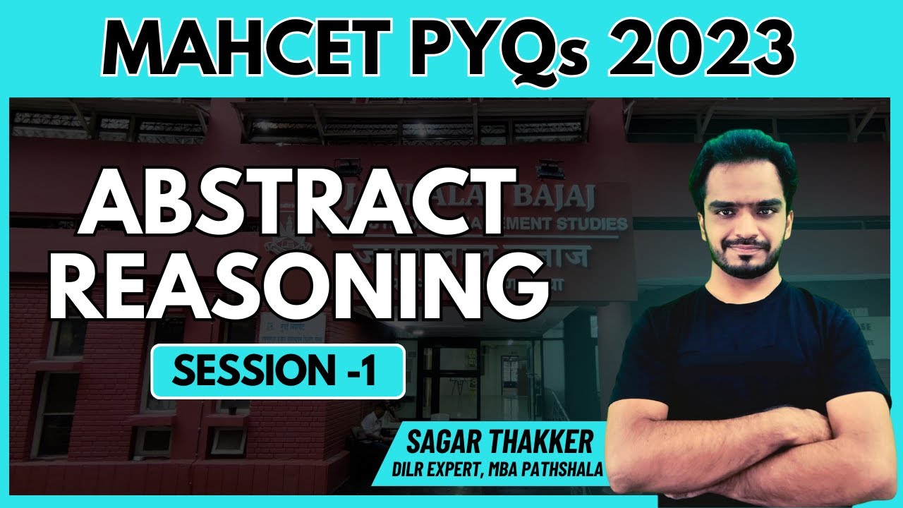 MAHCET | Abstract Reasoning | Previous Year Questions | Year 2023 | Sagar Sir #mhcetmba #cat2024