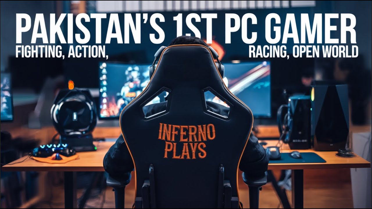 Pakistan's 1st Ever PC Gaming YouTube Channel🎮Get Ready For Upcoming Thrilling Videos🔥 Inferno Plays