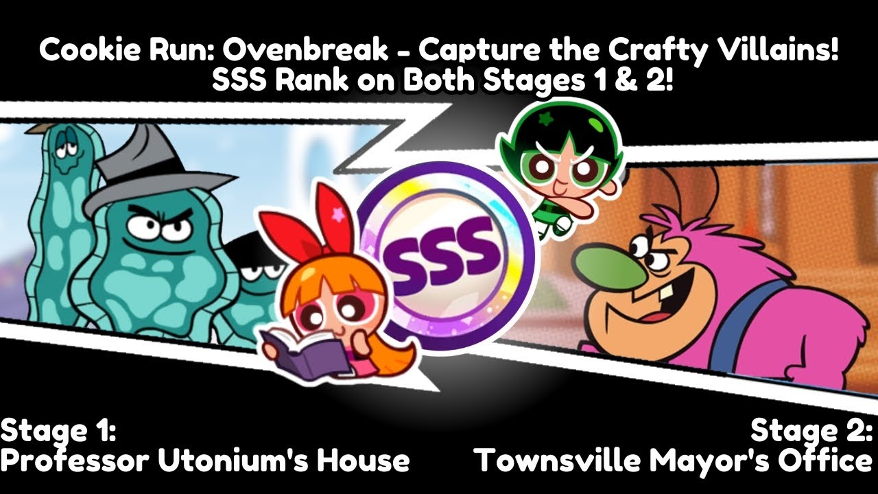 Cookie Run: Ovenbreak | Title Event - PPG Collab Event - SSS Rank - Stages 1 & 2 | ConfusedOne 