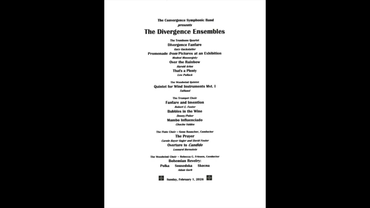 Divergence Fanfare by Gary Gackstatter
