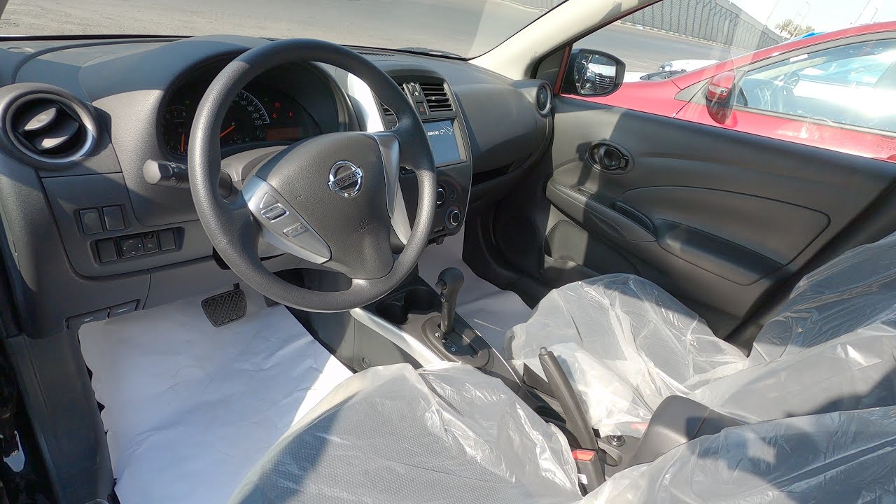Обзор салона Nissan Sunny 2023 Midline Black ASMR