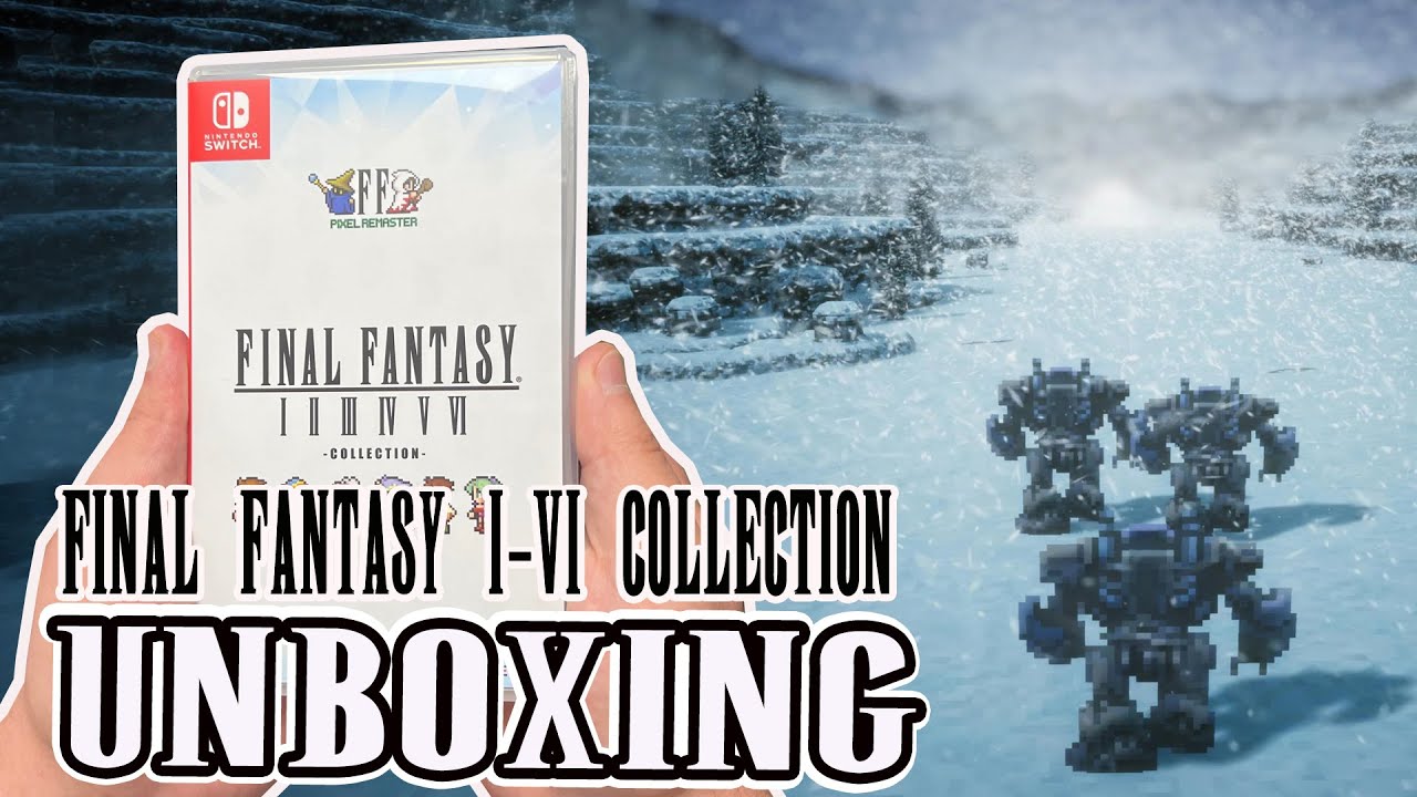 Final Fantasy I-VI Pixel Remaster Collection (Nintendo Switch) Unboxing
