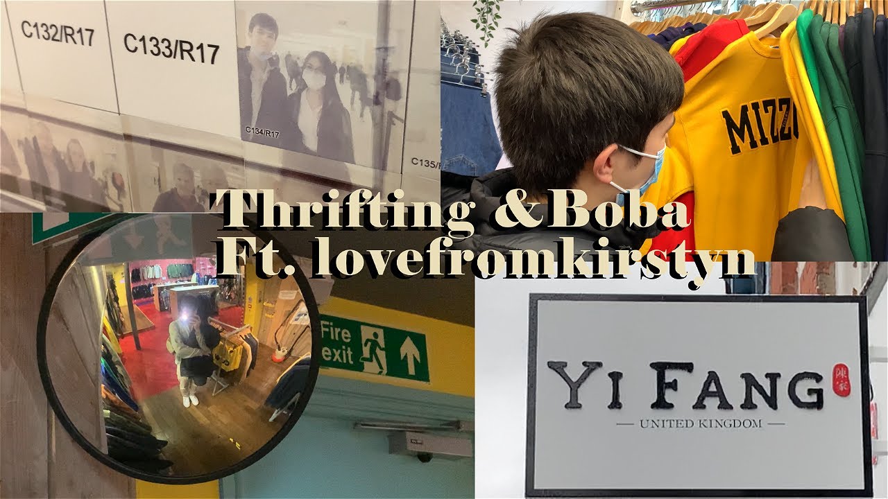 Thrifting & Boba in the city |  ft. lovefromkirstyn