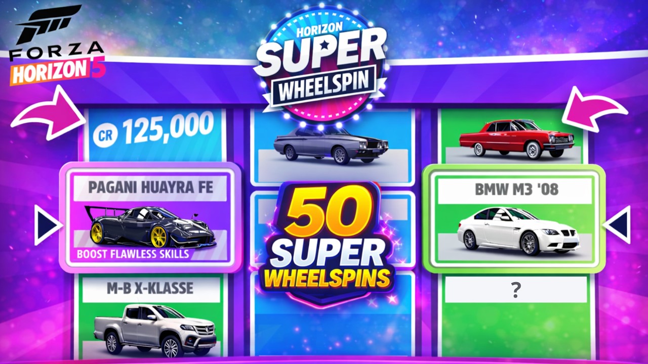 I Opened 50 Super Wheelspins in Forza Horizon 5… The Results Are INSANE!