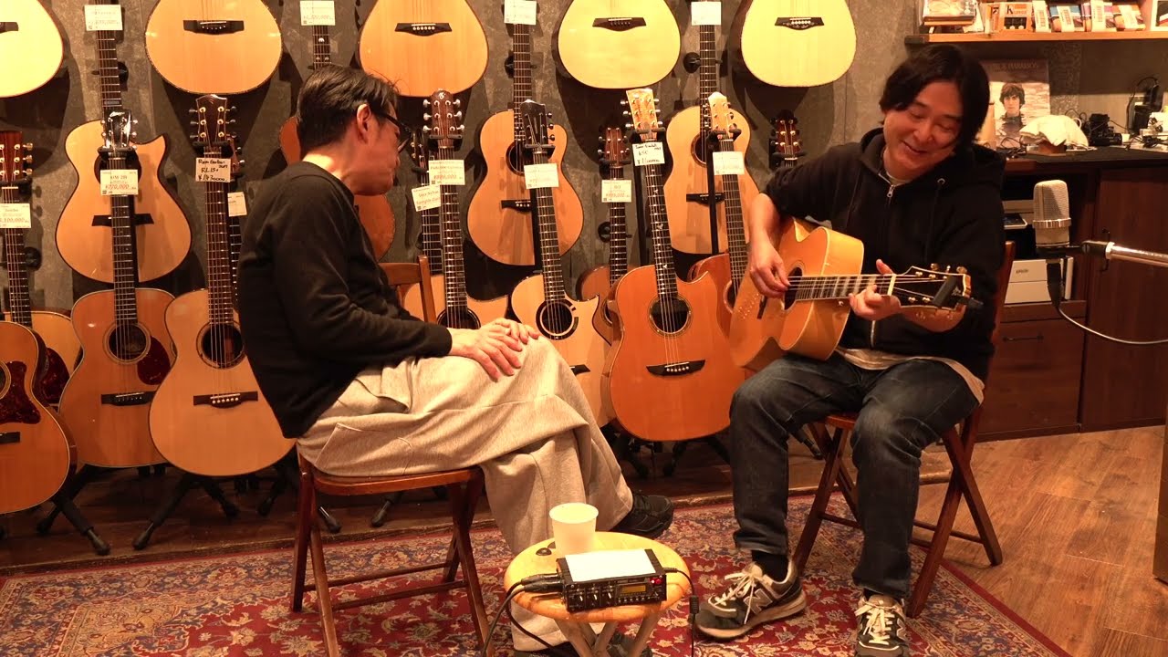 閉店ラジオ　リアル試奏の動画！Julius Borges Custom Guitar