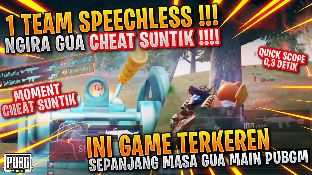 1 TEAM SAMPE GABISA NGOMONG !!! GAME TERKEREN SELAMA GUA MAIN PUBGM !!! Ryan Prakasha PUBG MOBILE