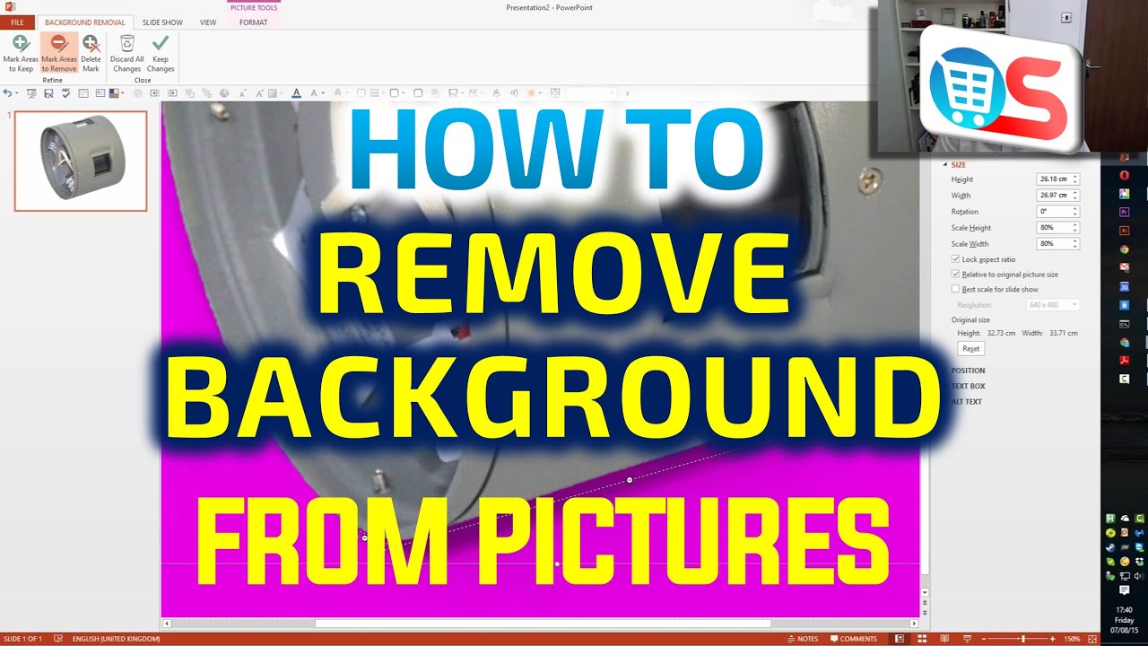 How to Remove Background From Product Pictures for Amazon or eBay Listings using MS PowerPoint