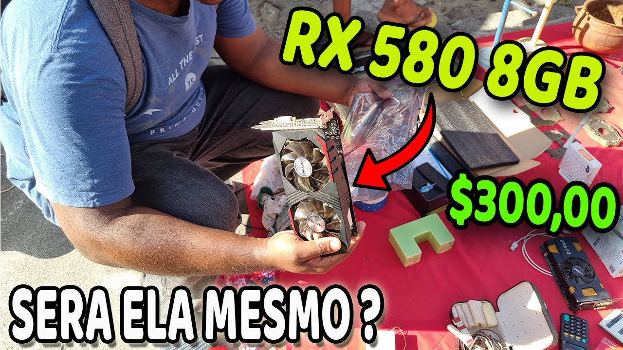 NA FEIRA DO ROLO TEM QUE FICAR ESPERTO PQ AS MELHORES PLACAS DE VÍDEO SÃO ENCONTRADAS BEM CEDO !