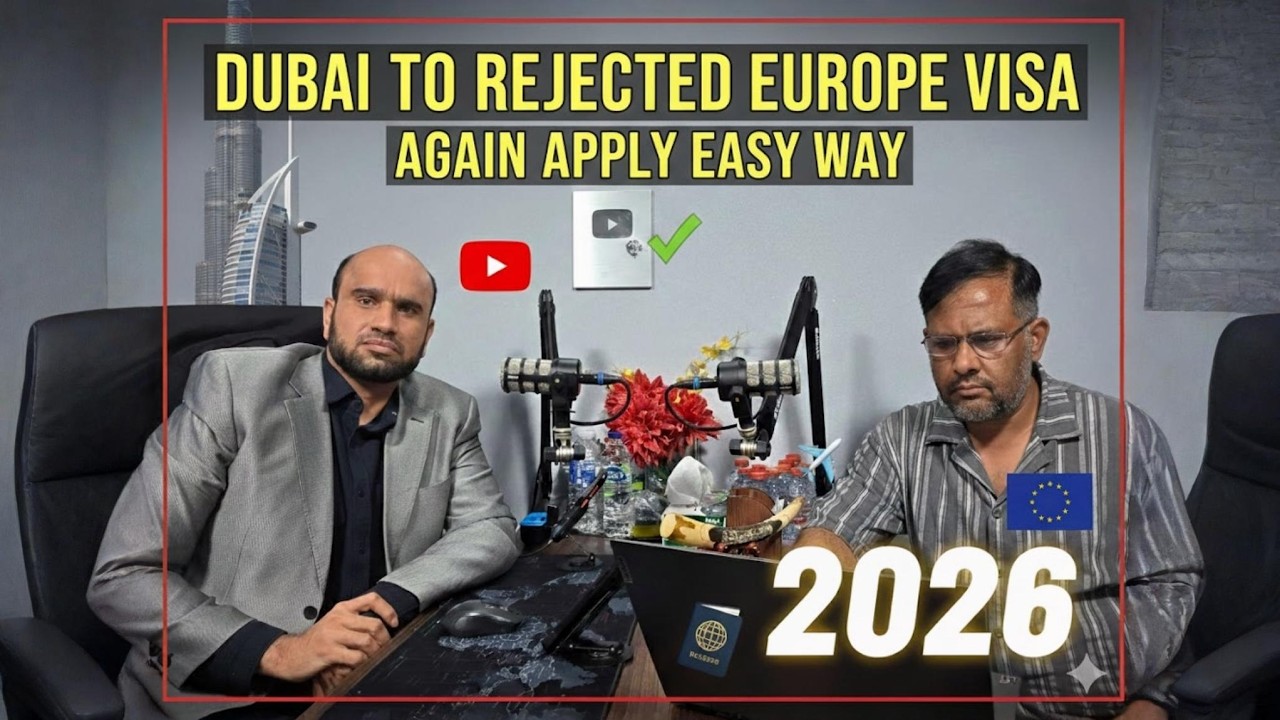 How to Apply Again: Dubai to Europe & Schengen Visa After Rejection (2026 Guide)