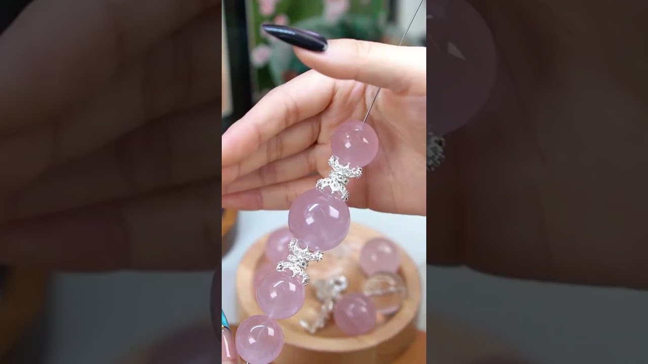 Pink Crystal Week Day 3 🌸 Big Beads, Soft