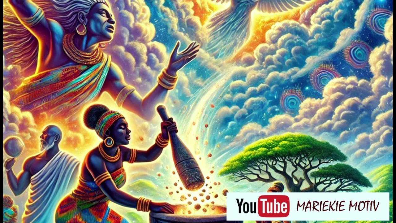 How An Akan Myth explain about creation