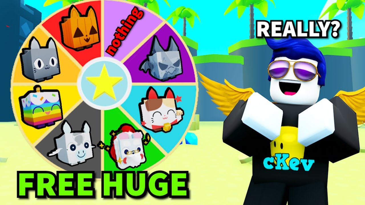 SPIN for a FREE HUGE PET (Pet Simulator X)