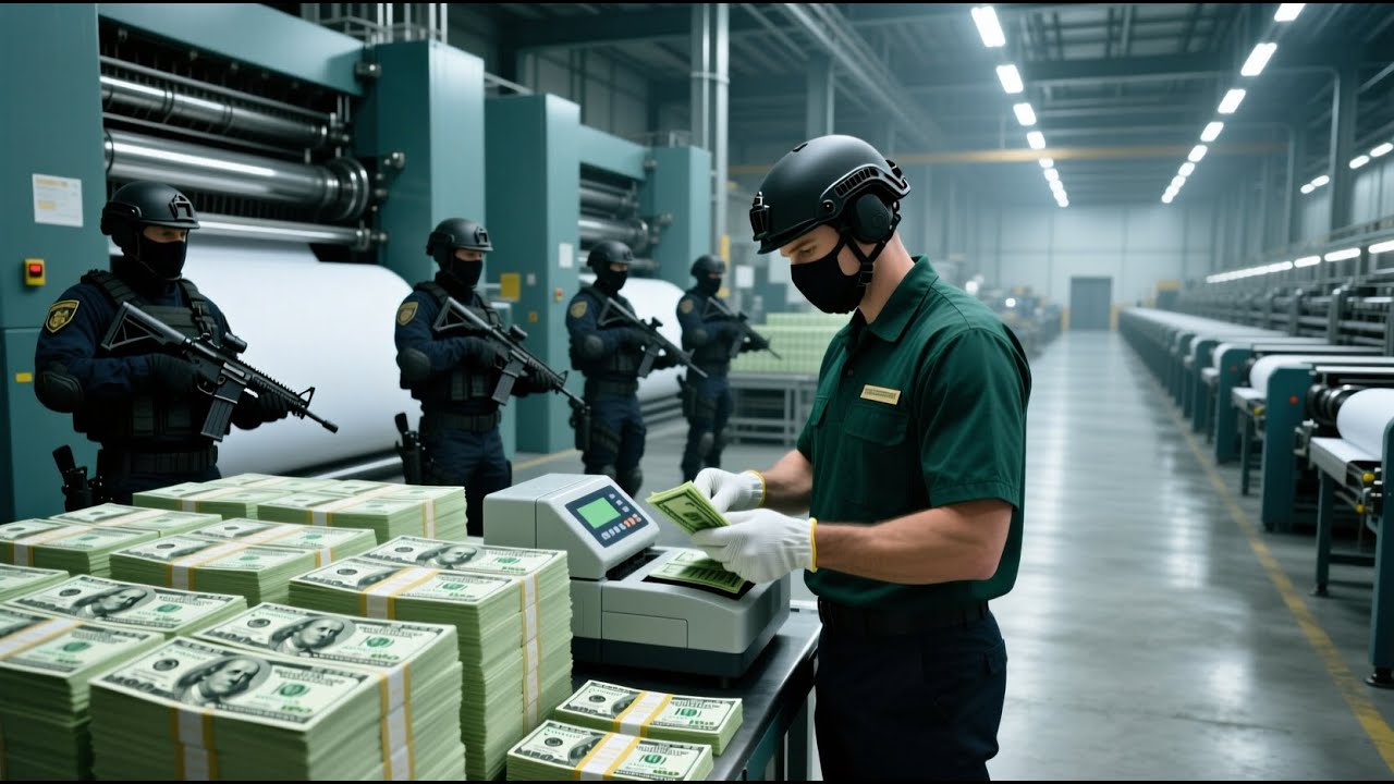 Inside the Dollar Factory: How the World&rsquo;s Most Secure Currency Is Made (Full Process)