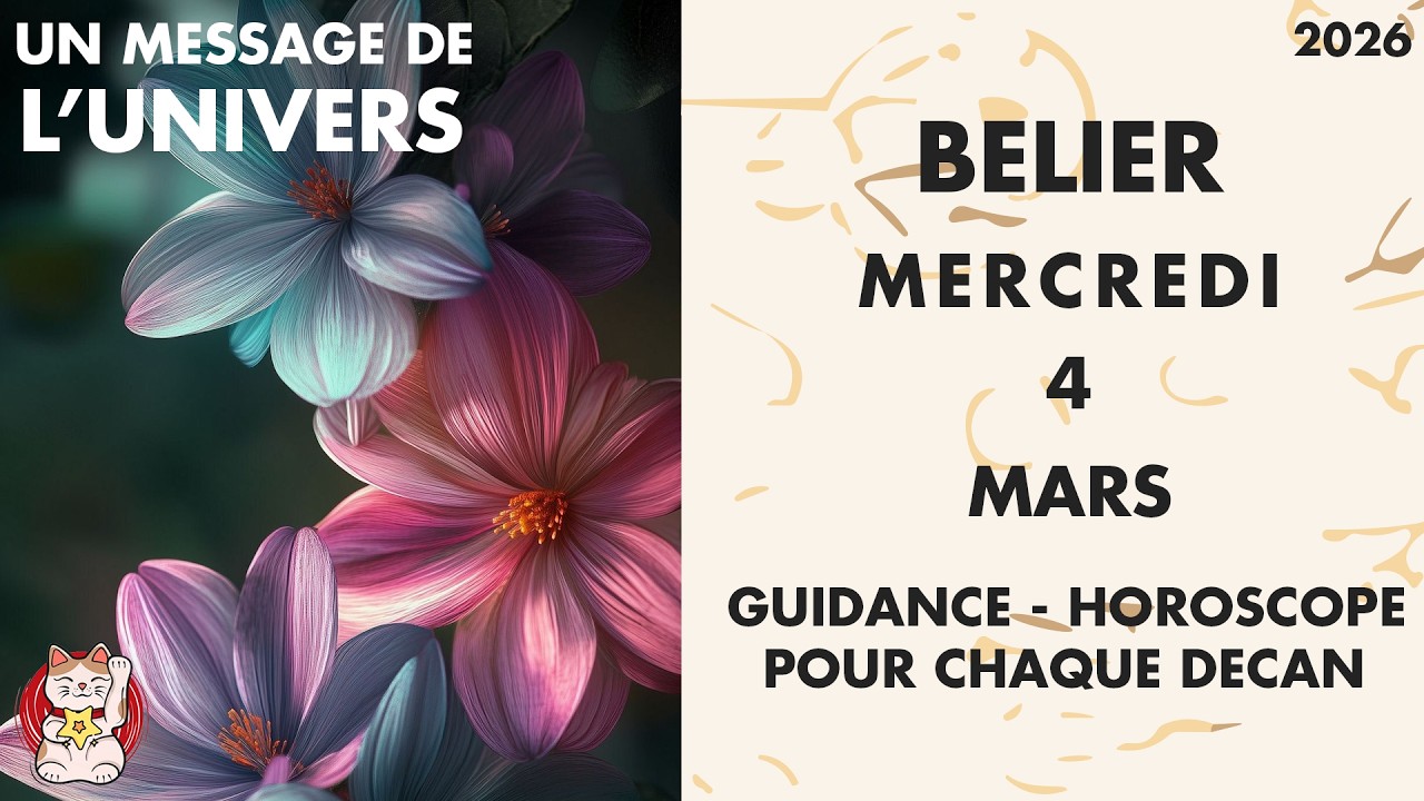BELIER MERCREDI 4 MARS Une situation vous met &agrave; l&rsquo;&eacute;preuve