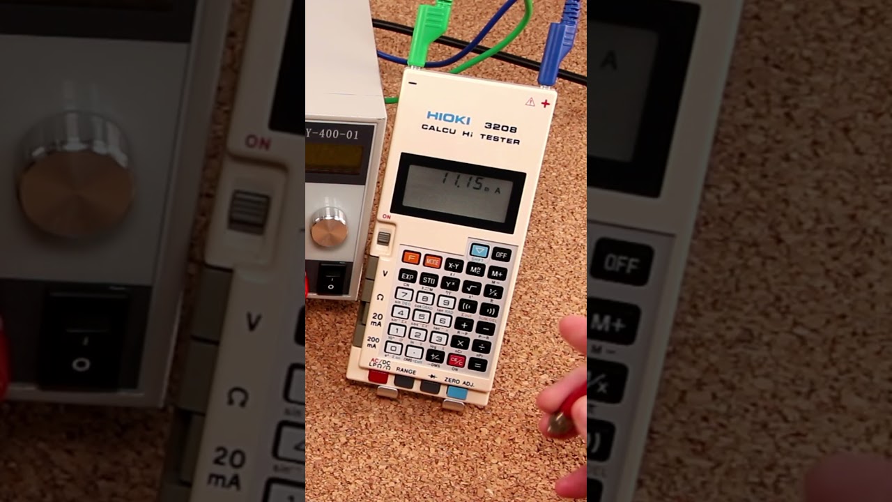 Цифровой мультиметр-калькулятор Hioki 3208. Пределы измерения тока #tester #мультиметр