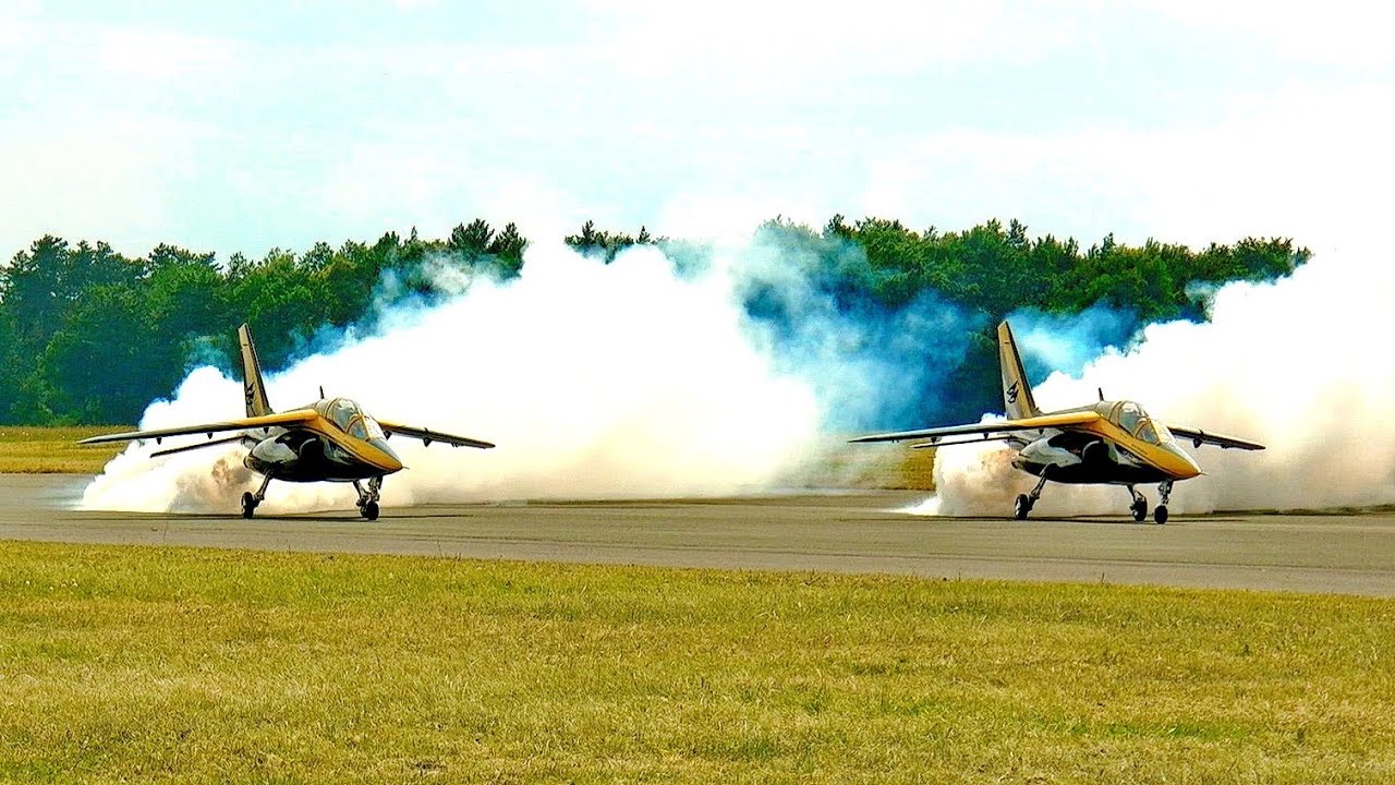 RC ALPHA JET 2X GIGANTIC 110KG XXXL SCALE 1:2,58 MODEL TWIN TURBINE ALPHAJET FLIGHT DEMONSTRATION