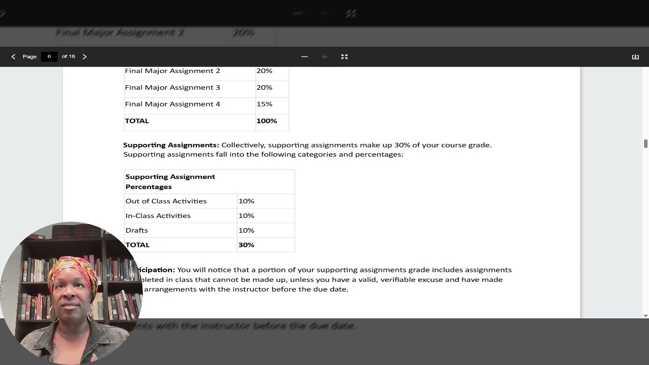 Course Syllabus and Schedule