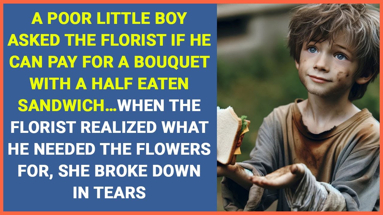 A boy asked to trade a half eaten sandwich for a bouquet…what he needed flowers for made them cry