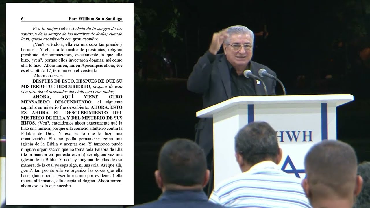 EL CULTO DEL PASTOR :  EL MENSAJE DEL TERCER ÁNGEL.