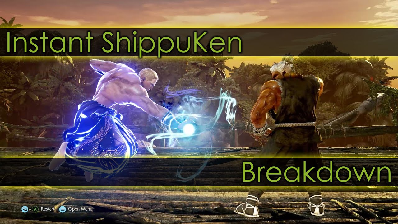 Tekken 7 - Geese's Instant Max Mode Shippuken Breakdown