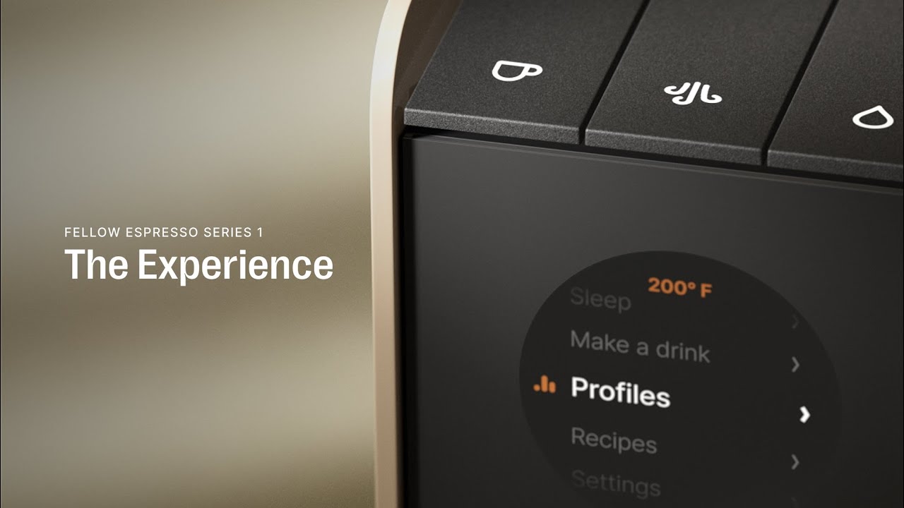 Fellow Espresso Series 1 | The Experience