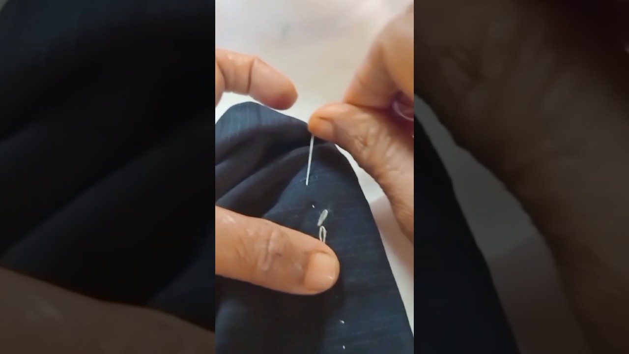 How to Trim Your Pants by Hand (Invisible Hem!)