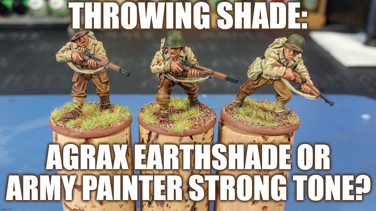 Shade/Wash Comparison: Agrax vs Strong Tone