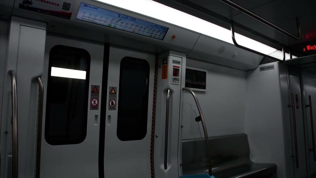 [海底隧道入島篇]廈門地鐵3號線(往廈門火車站)跨海隧道入島行車片段 Xiamen Metro Line 3 Cross Harbour sec.(to Xiamen Railway Station)