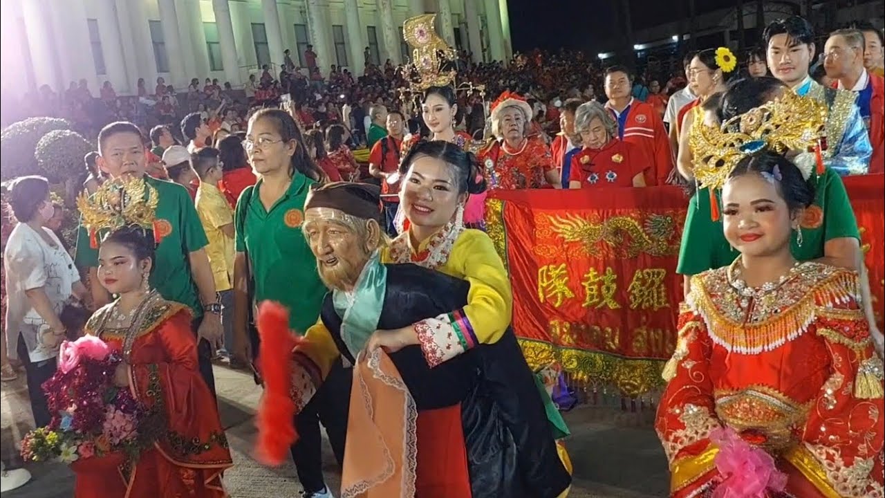 แห่กลางคืน งานประเพณีแห่เจ้าพ่อ-เจ้าแม่ปากน้ำโพ109ปีตรุษจีนนครสวรรค์ 新正如意 新年发财