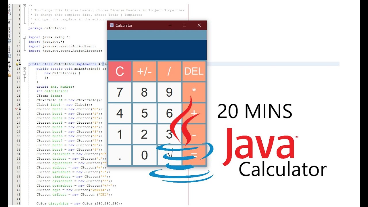 GUI Hard coded Calcu Java