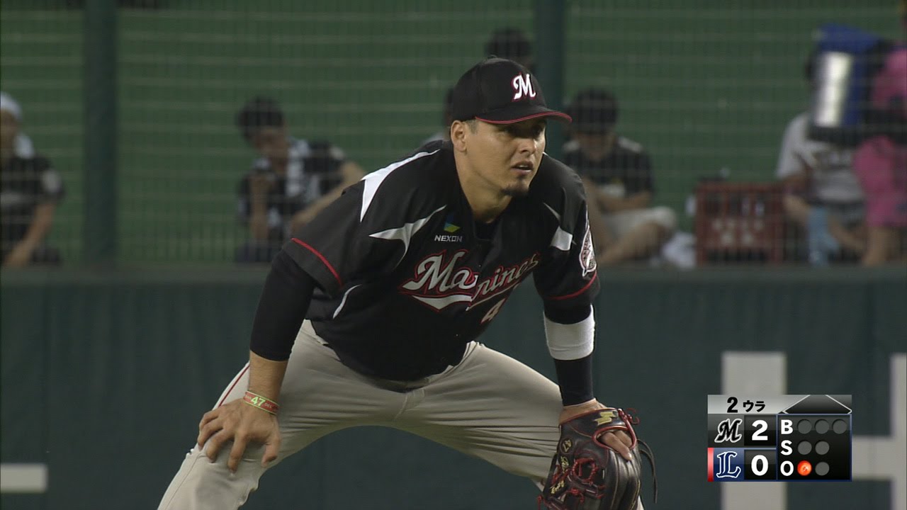 【プロ野球パ】守備でも引っ張る、クルーズのダイナミックな好プレー  2015/05/20 L-M