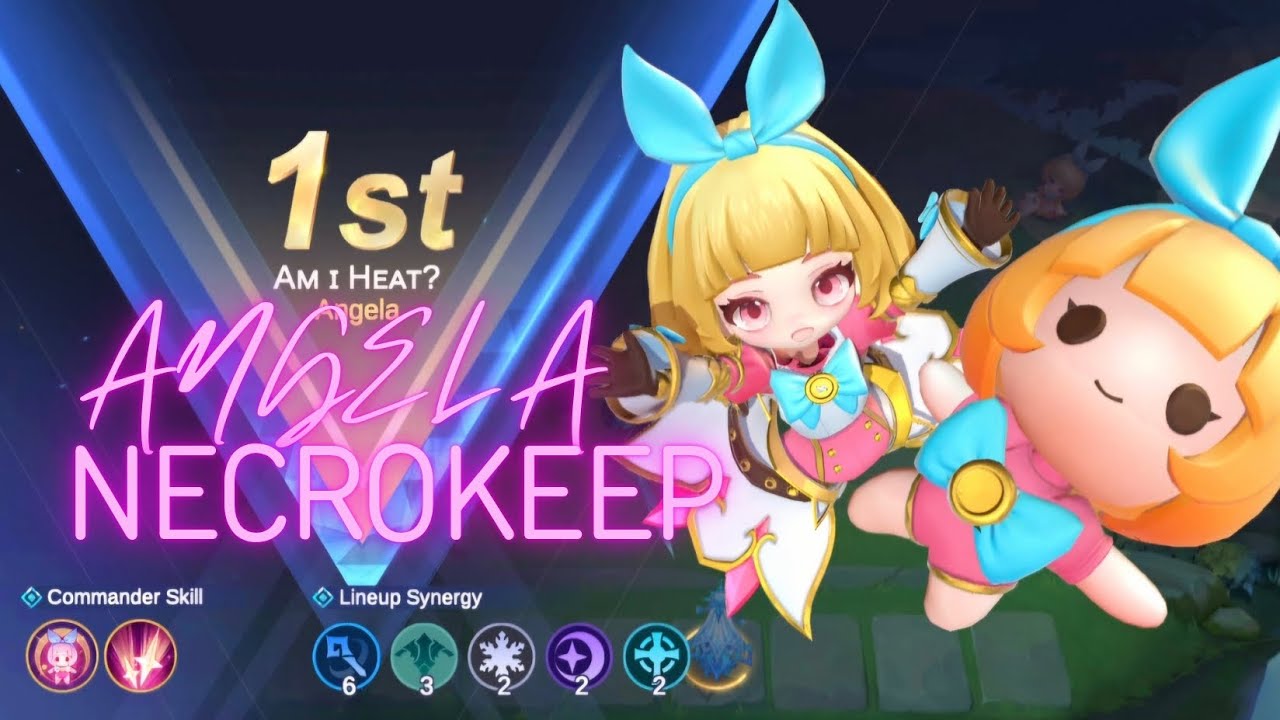 CRAZY ANGELA NECROKEEP/MAGE TUTORIAL | BEST LINE UP TO RANK UP IN 2025 | Magic Chess: Go Go