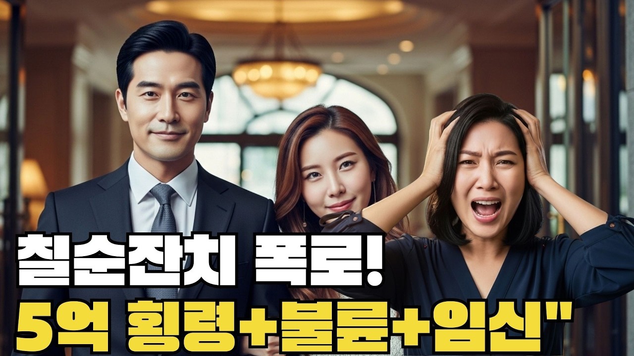 남편과 절친의 충격적인 배신... 칠순잔치에서 터진 5억 횡령의 진실 😱