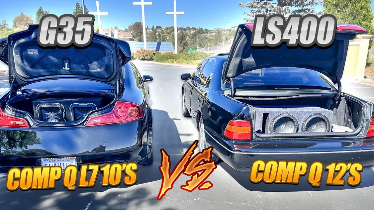 G35 VS LS400 | KICKER COMP Q 12'S VS KICKER COMP Q L7 10'S