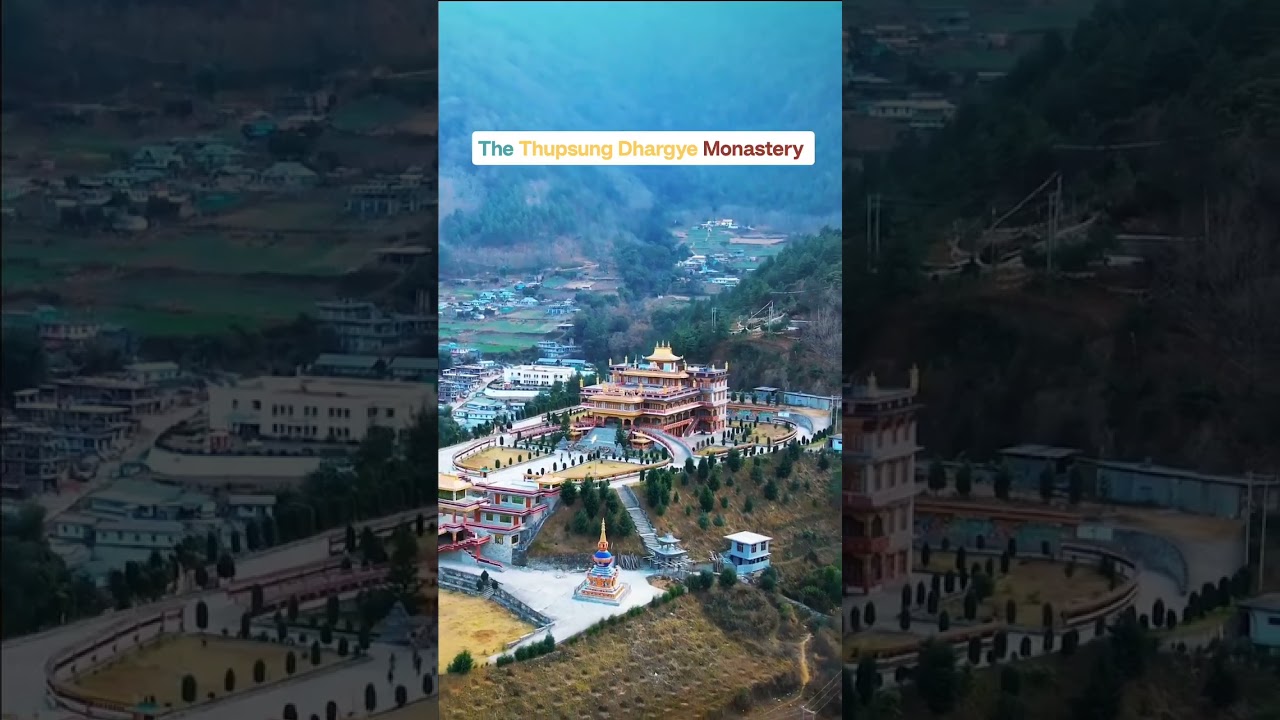 Thupsung Dhargye monastery #Dirang #shorts #westkameng