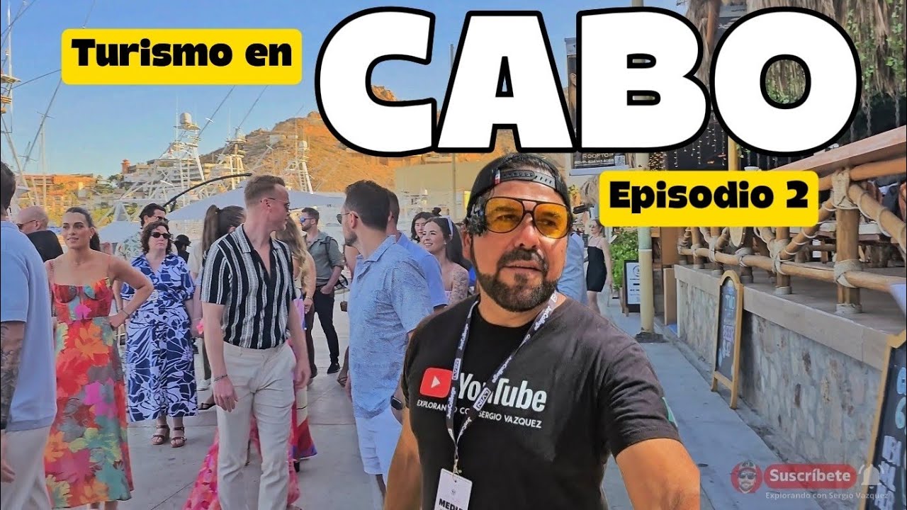 CABO SAN LUCAS 🔥 Recorriendo La  Marina Asi luce TURISTAS VACACIONES Y MAS.
