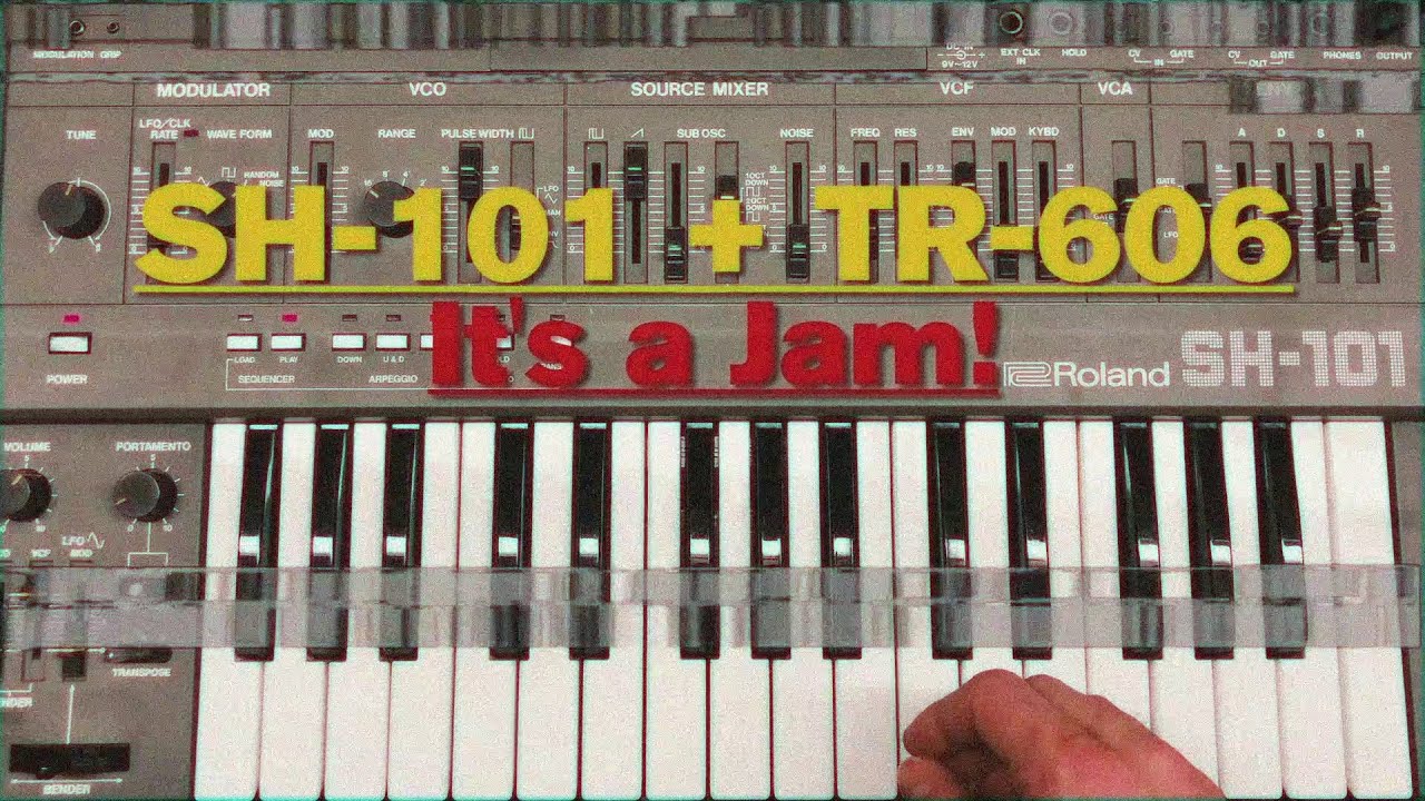 Roland SH 101 + TR 606 80s Carpenter Jam!