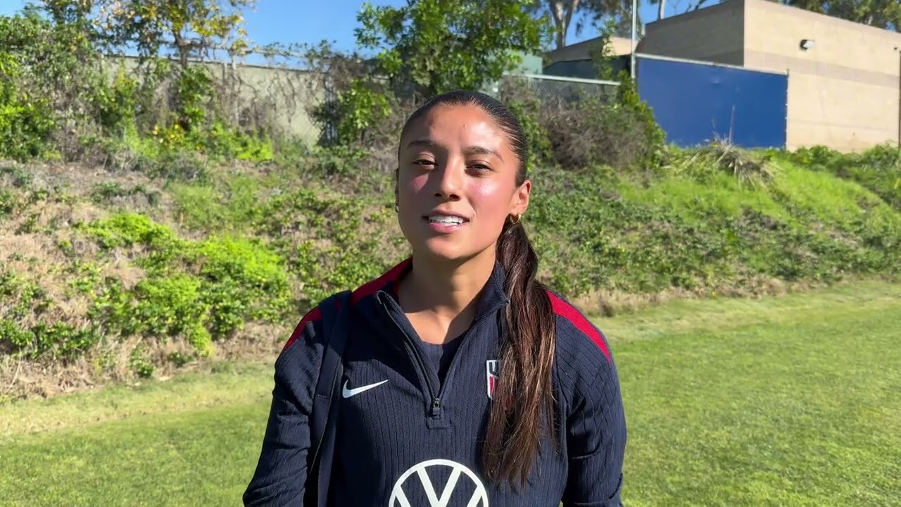 USWNT & Seattle Reign FC Midfielder Sam Meza during January 2026 Training Camp