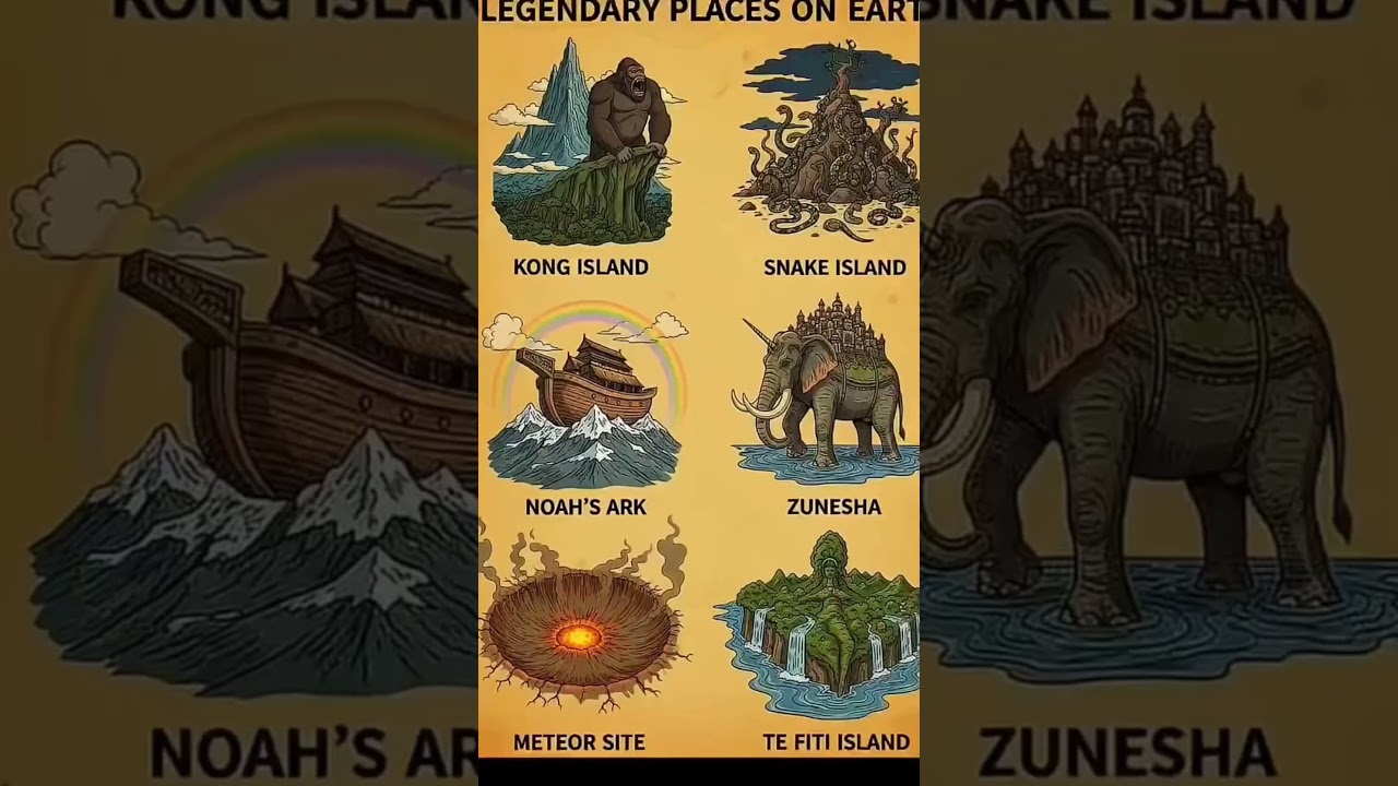 #legendaryplaces#unrealplaces#mysteriousplaces#kongisland#snakeisland#noahsark#trending#viral#shorts