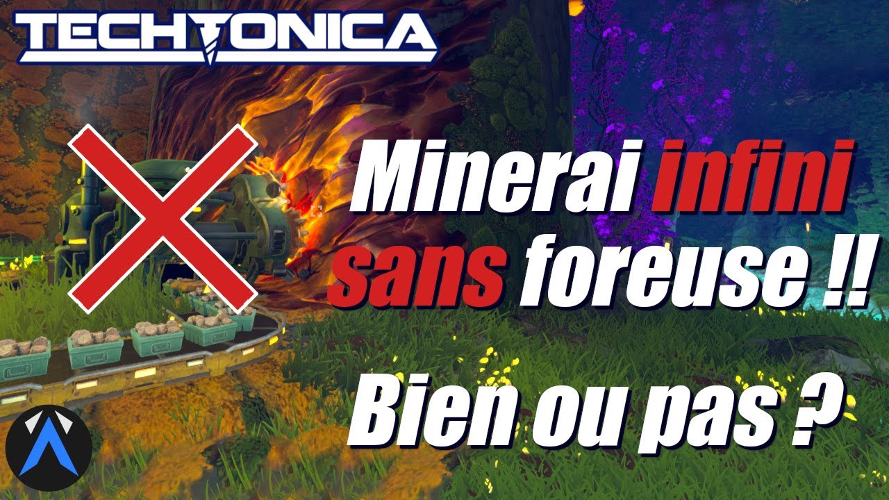 Techtonica [Fr] - Tuto - Création de minerai infini : fausse bonne idée ?