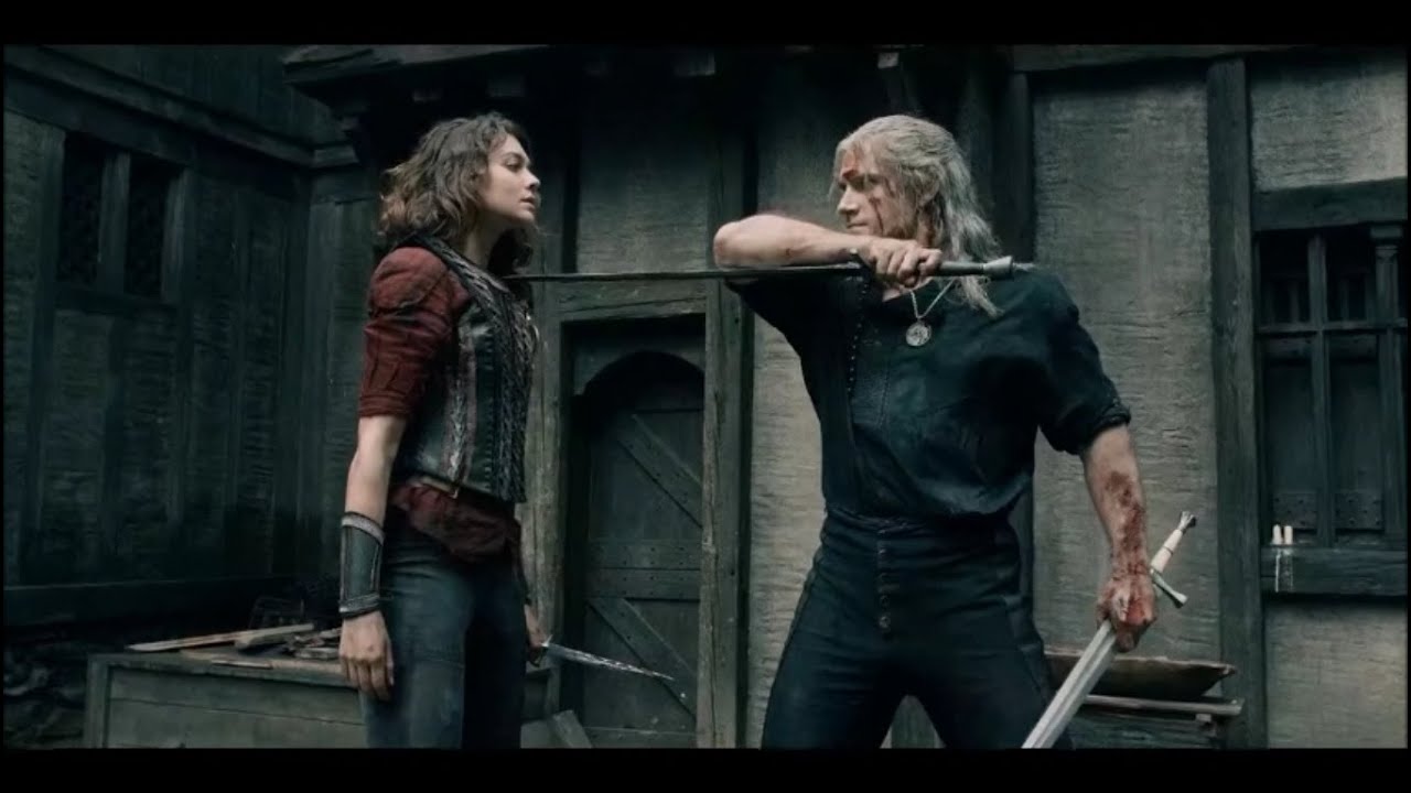Geralt vs Renfri - THE WITCHER 1X01