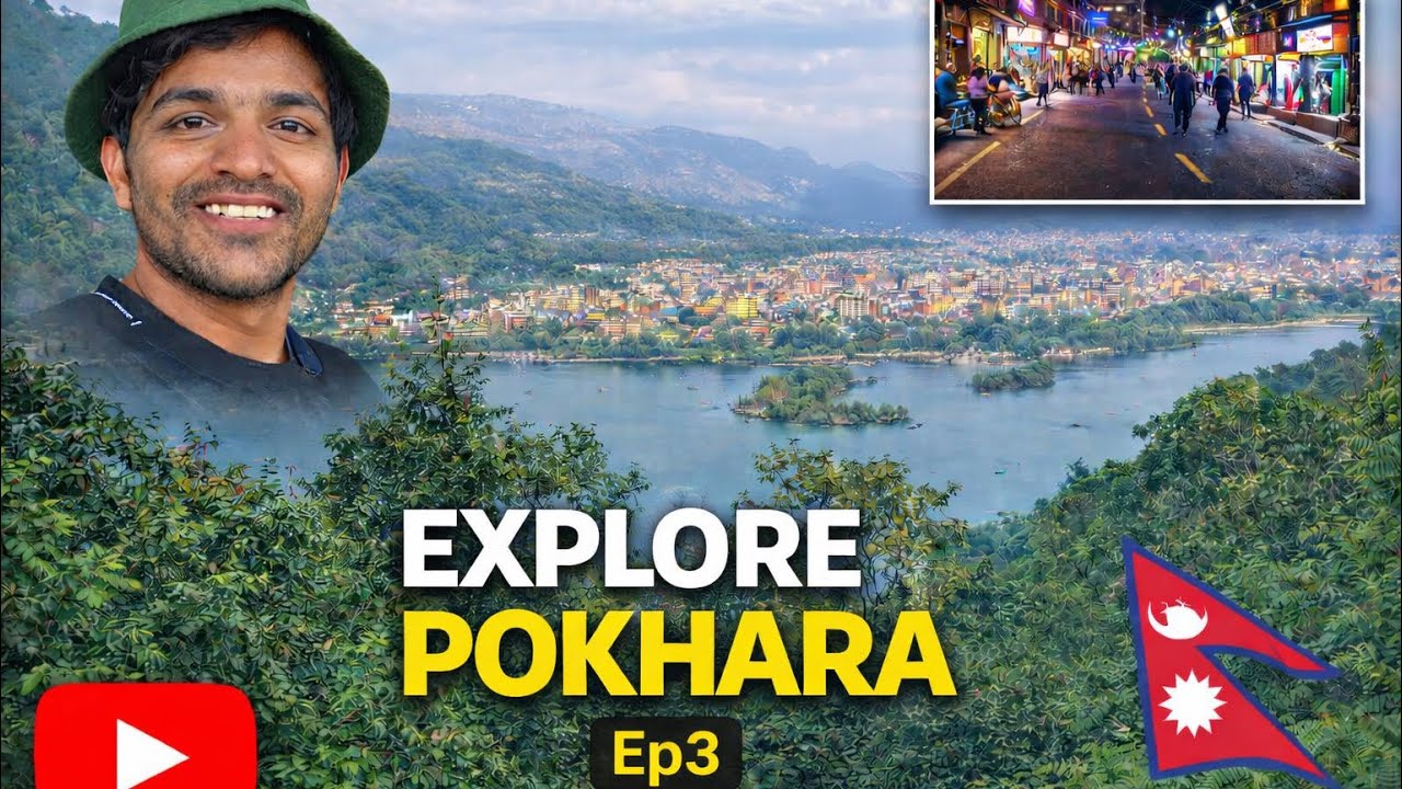 Exploring pokhara 🇳🇵Phewa lake Pokhara night street 