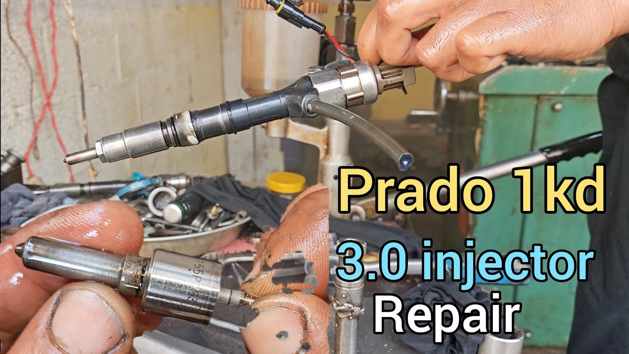 Toyota 1kd Prado 3.0 engine injector repair - 155p733 1kd Prado nozzles 