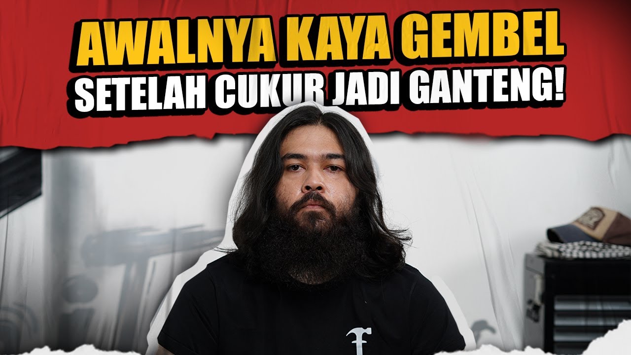 RAMBUT GONDRONG BERANTAKAN PENGEN CUKUR GANTENG, GIMANA HASILNYA?
